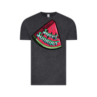 Vintage Black sweet summer watermelon 1 Vintage Tee - BundleAndBundleShop