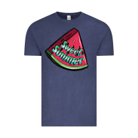 Vintage Denim sweet summer watermelon 1 Vintage Tee - BundleAndBundleShop