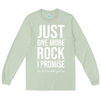Matcha Rockhounds gear gift Just one more rock funny rockhounding Long Sleeve Tee - SnappyArt