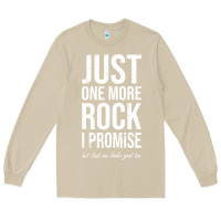 Mushroom Rockhounds gear gift Just one more rock funny rockhounding Long Sleeve Tee - SnappyArt