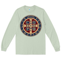 Matcha Saint Benedict Medal 1 Long Sleeve Tee - SnappyArt