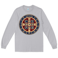 Moon Dust Saint Benedict Medal 1 Long Sleeve Tee - SnappyArt