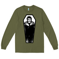 Army Green the crimson ghost Long Sleeve Tee - SnappyArt