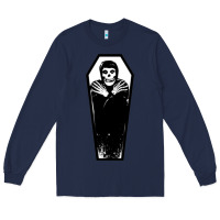 Navy the crimson ghost Long Sleeve Tee - SnappyArt