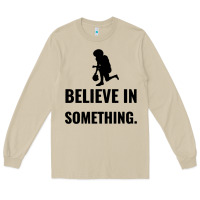 Mushroom Colin Kaepernick Believe In Something Long Sleeve Tee - SnappyArt