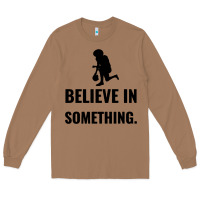 Toasted Coconut Colin Kaepernick Believe In Something Long Sleeve Tee - SnappyArt