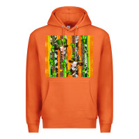 Carrot st patricks cow and shamrock with cowhide Premium Hoodie - Artiststas