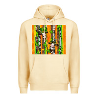 Pina Colada st patricks cow and shamrock with cowhide Premium Hoodie - Artiststas