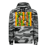 Slate Camo st patricks cow and shamrock with cowhide Premium Hoodie - Artiststas