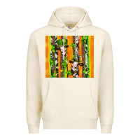 Tofu st patricks cow and shamrock with cowhide Premium Hoodie - Artiststas