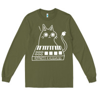 Army Green The KIFFNESS X ALUGALUG white cat Classic Long Sleeve Tee - SnappyArt