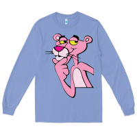 Colony Blue pink panther Long Sleeve Tee - SnappyArt