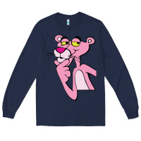 Navy pink panther Long Sleeve Tee - SnappyArt