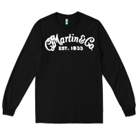 Black martin est 1983 Long Sleeve Tee - SnappyArt