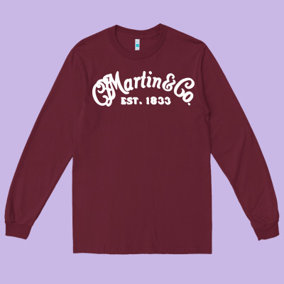 Martin Est 1983 Long Sleeve Tee Designed By Snappyart