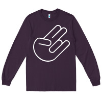 Plum shocker hand Long Sleeve Tee - SnappyArt