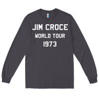 Smoke Jim Croce World Tour 1973 Long Sleeve Tee - SnappyArt