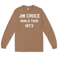 Toasted Coconut Jim Croce World Tour 1973 Long Sleeve Tee - SnappyArt