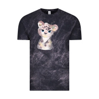 Cloud Black tiger cute animals Vintage Tee - RanaPortraitStore