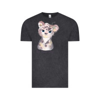 Vintage Black tiger cute animals Vintage Tee - RanaPortraitStore