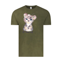 Vintage Olive tiger cute animals Vintage Tee - RanaPortraitStore