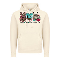 Vintage Artic peace love maine coon cat Vintage Hoodie - LillyAllenDesigns