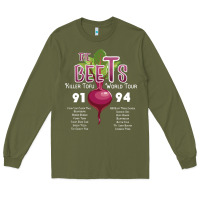 Army Green The Beets Killer Tofu World Tour for friend Long Sleeve Tee - SnappyArt