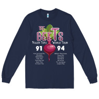 Navy The Beets Killer Tofu World Tour for friend Long Sleeve Tee - SnappyArt