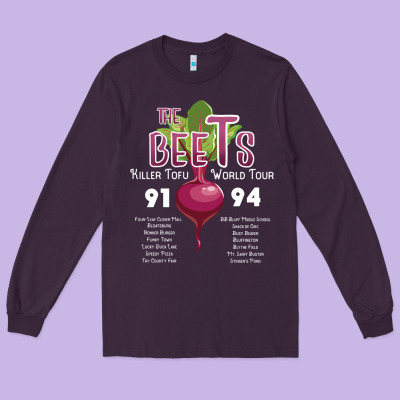 The Beets Killer Tofu World Tour For Friend Long Sleeve Tee Designed By Snappyart