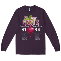 Plum The Beets Killer Tofu World Tour for friend Long Sleeve Tee - SnappyArt
