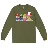 Army Green Super Minion Bros Long Sleeve Tee - FloraArt