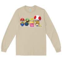 Mushroom Super Minion Bros Long Sleeve Tee - FloraArt