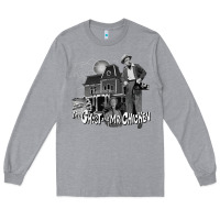 Heather Grey the ghost and mr chicken green Long Sleeve Tee - FloraArt