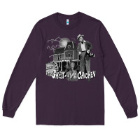 Plum the ghost and mr chicken green Long Sleeve Tee - FloraArt