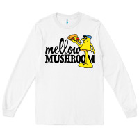 White mellow mushroom restaurant Long Sleeve Tee - FloraArt
