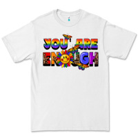 White you are enough Premium Tee - FaDigitalArtStudio