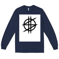 Navy Synyster Gates Long Sleeve Tee - FloraArt