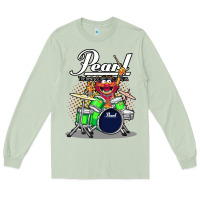 Matcha ANIMAL DRUMMER PEARL DRUMS Long Sleeve Tee - FloraArt