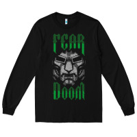 Black Fear Doom Long Sleeve Tee - FloraArt