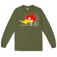 Army Green mr horsepower clay smith cams cigar smoking woodpecker shirt for man f Long Sleeve Tee - FloraArt