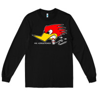Black mr horsepower clay smith cams cigar smoking woodpecker shirt for man f Long Sleeve Tee - FloraArt