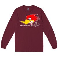 Burgundy mr horsepower clay smith cams cigar smoking woodpecker shirt for man f Long Sleeve Tee - FloraArt