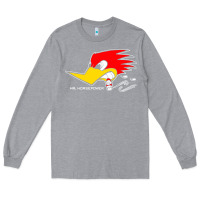 Heather Grey mr horsepower clay smith cams cigar smoking woodpecker shirt for man f Long Sleeve Tee - FloraArt