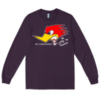 Plum mr horsepower clay smith cams cigar smoking woodpecker shirt for man f Long Sleeve Tee - FloraArt