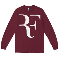 Burgundy roger federer Long Sleeve Tee - FloraArt