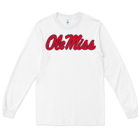 White ole miss Long Sleeve Tee - FloraArt