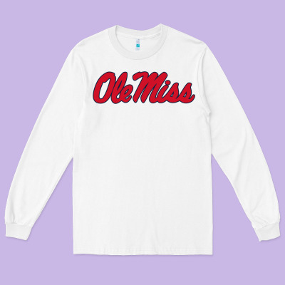 Ole Miss Long Sleeve Tee Designed By Floraart