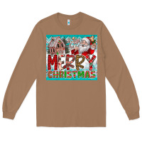 Toasted Coconut merry Christmas Long Sleeve Tee - CowhideDigitalArt