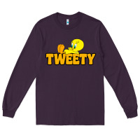 Plum tweety Long Sleeve Tee - FloraArt
