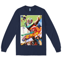 Navy KIKAIDA POSTER Long Sleeve Tee - FloraArt
